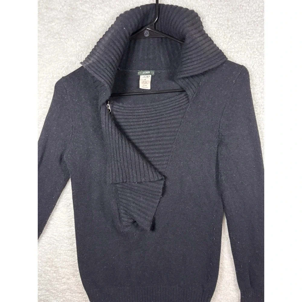 J. Crew Red Wool Cashmere LBlend‎ Shawl Neck Pullover Sweater Size Sx